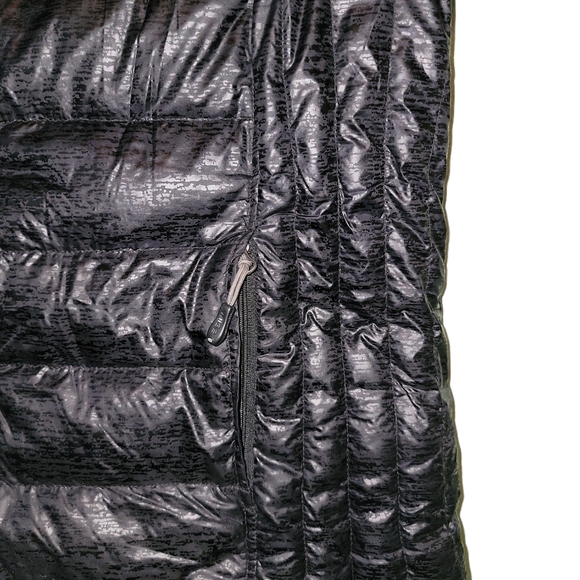 Down Puffer Vest Quilted Black with Pockets Sz XL - Picture 4 of 5